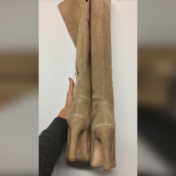 JOIE Bentlee Gesso Suede Over the Knee Boot OTK - Picture 6 of 8